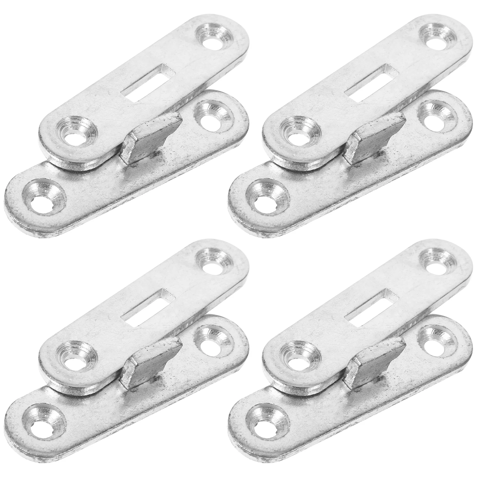 

4 Pairs Bed Hinge Frame Brackets for Headboard Hinges Furniture Rail Fittings Hook Wood Fasteners Iron Support