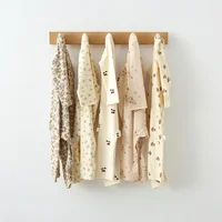 0-24M Newborn Kid baby Boys Girls Clothes Spring Print Romper Cute Sweet Cotton Jumpsuit Long Sleeve Cotton Fall Baby Outfit 2
