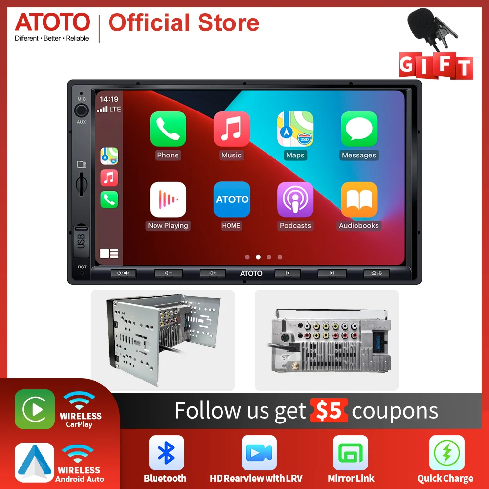 ATOTO Car Stereo, Autoradio Navigation, Car Audio & Video, Car Speakers,  Amplifiers, AOCSS