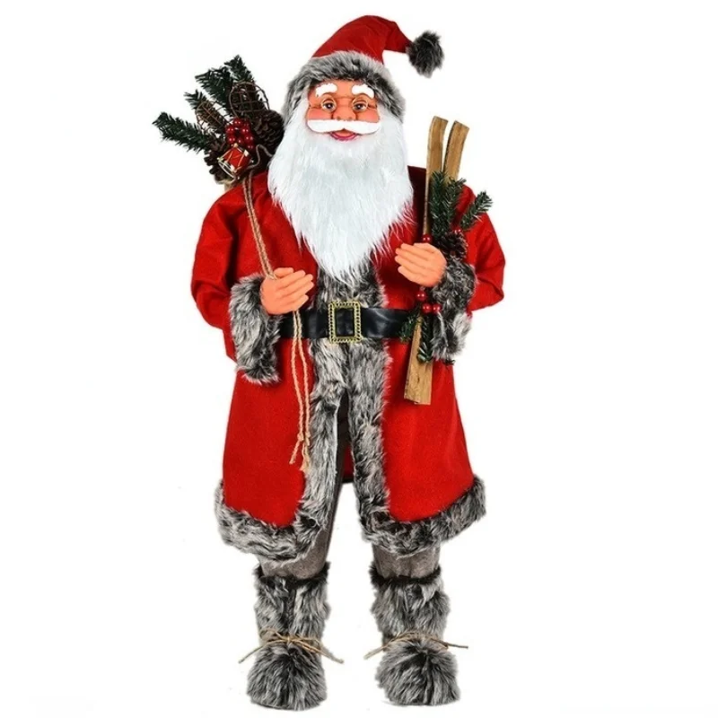 

115cm large Santa for large Christmas tree decorations Office decorations New Year Children's gifts Decorations party supplies