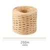 200/400M Raffia Paper Ribbon DIY Craft Raffia Straw Yarn for Knitting Crocheting Paper Threads Gift Packing Ribbon Wedding Decor 6