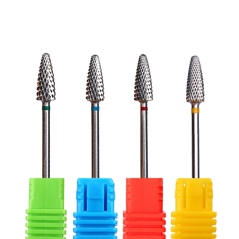 1pc Carbide Tungsten Nail Drill Bit Rotate Burr Milling Nail Cutter Bits Electric Drill Machine For Manicure Pedicure Tools 3