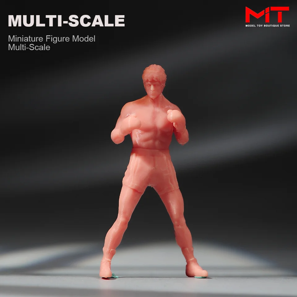 Miniatures Figures 1/87 1/64 1/43 1/24 Boxer Boxing Men