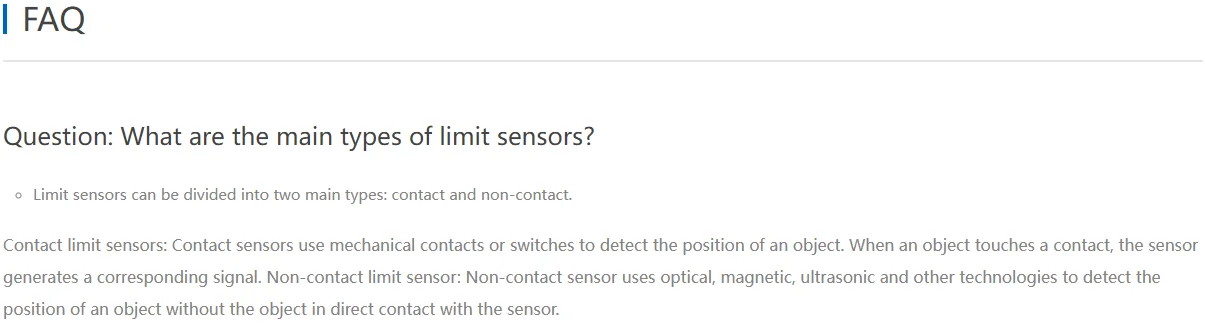 Official Limit Switch Unit