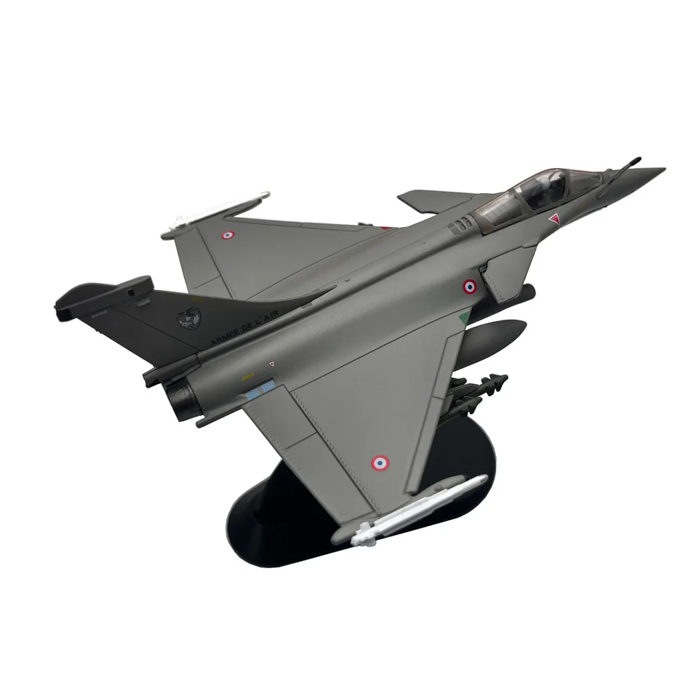 

1:100 France Rafale C Libya War Fighter Toy Jet Aircraft Metal Military Diecast Plane Model for Collection or Gift