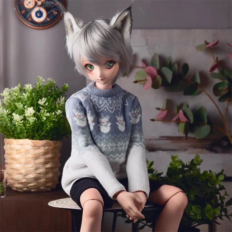 BJD 인형 의류, 1/3 1/4 인형, 캐주얼 스웨터 인형 의류 액세서리 (인형 제외)