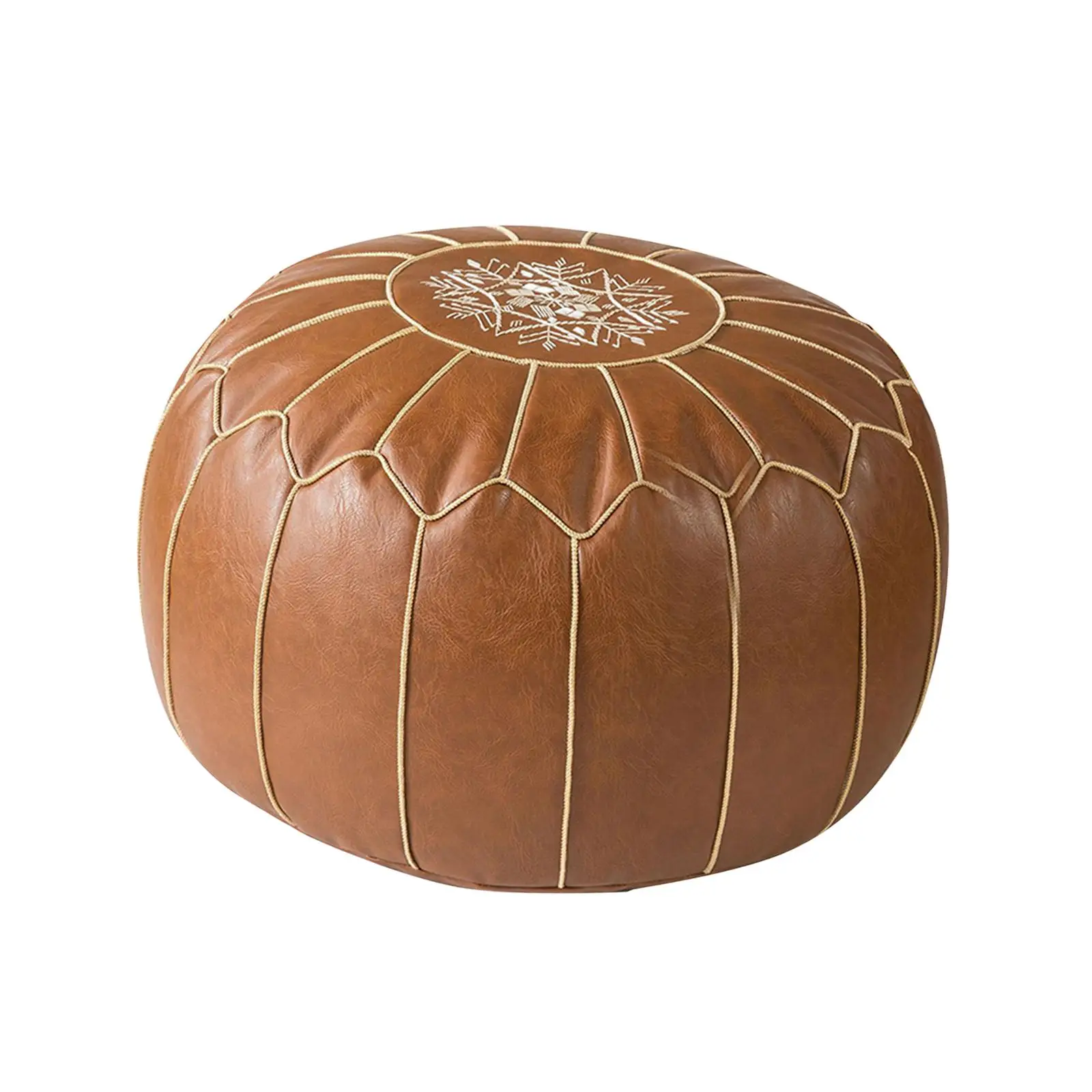 Unstuffed Pouf Cover under Desk Bedroom Decor Foot Rest Cover Large Embroider Craft Foot Rest Patio Seat Cover Footstool Cover