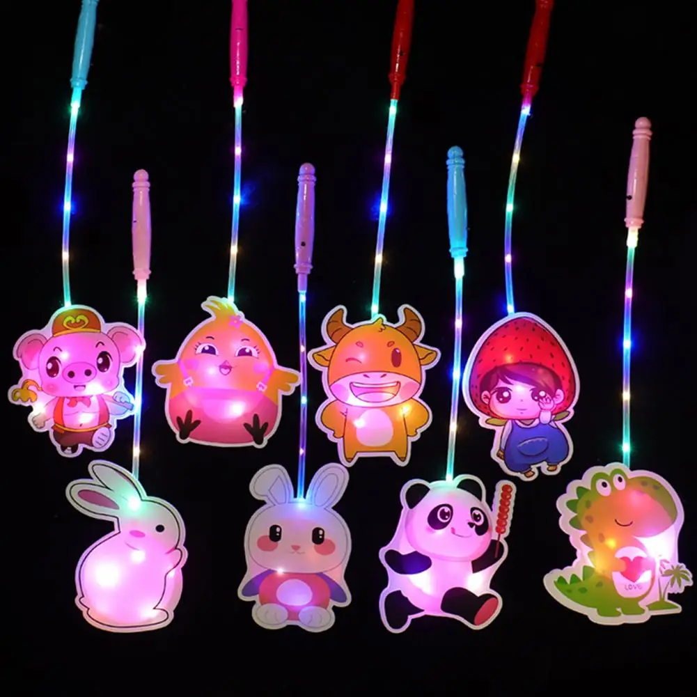 

Garden Glowing Handheld Lantern LED Light-up Toy LED Glow Lantern Bright Color Entertainment