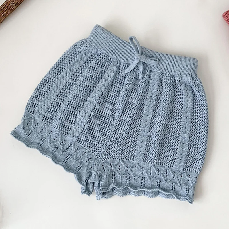 0-5Yrs Spring Kids PP Shorts Baby Boys Girls Knit Short Children's Clothing Casual Shorts