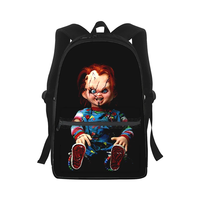 Charles Lee Ray Chucky Men Women Backpack 3D Print Fashion Student School Bag Laptop Backpack Kids Travel Shoulder Bag