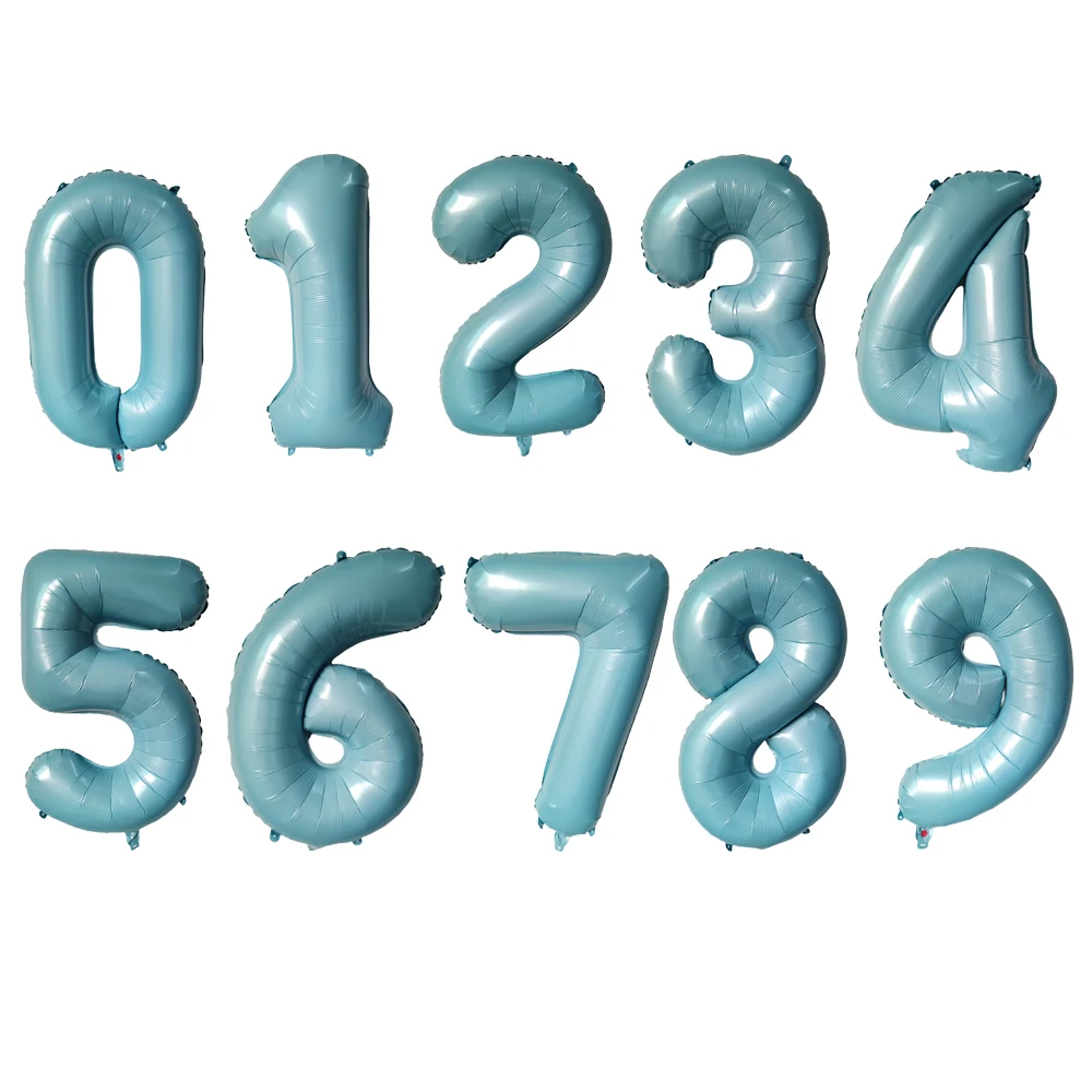 Purple Number Balloon for Kids' Birthday Celebration - 32-Inch Party Decoration