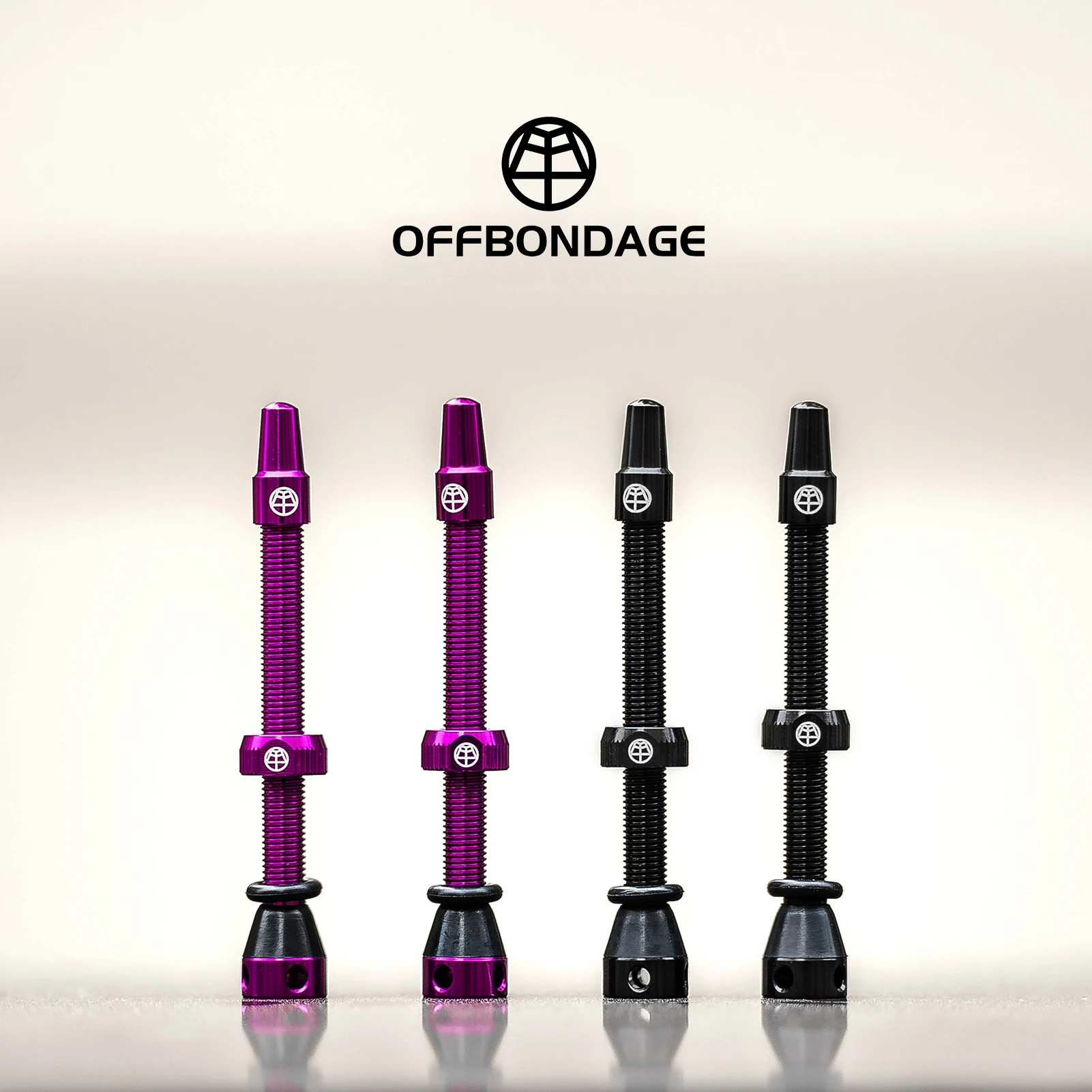 OFFBONDAGE Bicycle F/V Tubeless Valve Bike Presta Valve 45/65/80mm Aluminum Alloy Ultralight Valve Air mtb Bike Accessories