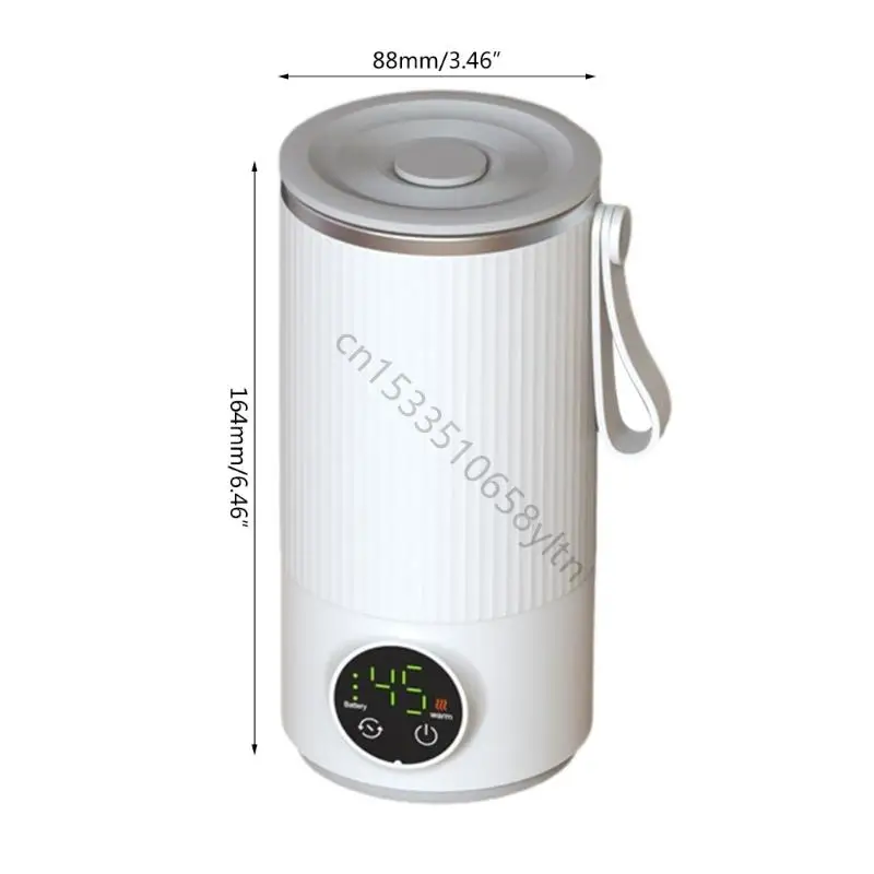 USB 전원 열 교반 머그컵 6 조절 가능한 열 6000mAh 배터리, 18W 고속 T5EE
