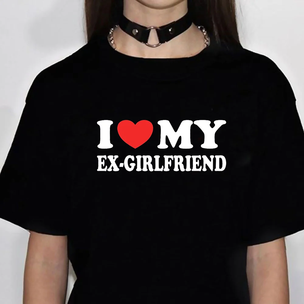 

i Love My Girlfriend Tee women Japanese tshirt girl harajuku graphic clothing