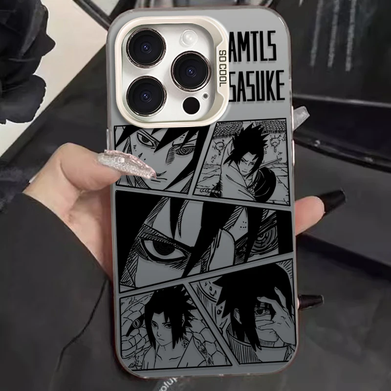 Premium Anime Uchiha Sasuke Hard Phone Case Cover