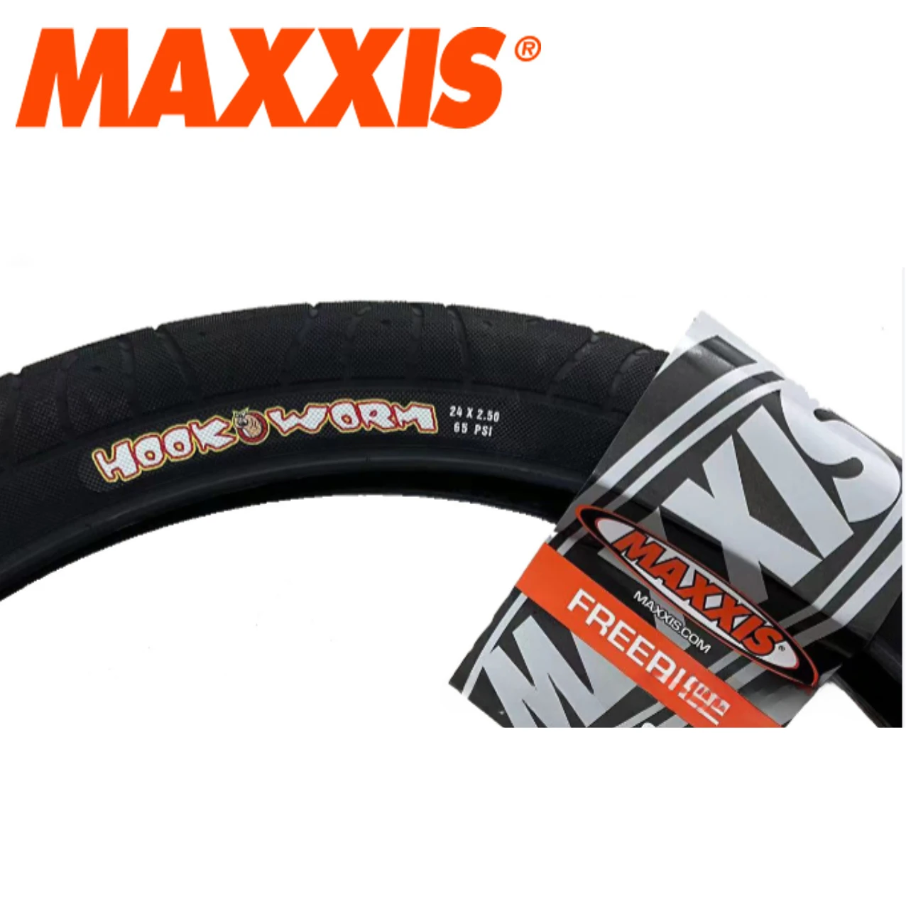 Maxxis Hookworm Pneu de Bicicleta BMX 26x2.5 - Resistência Urbana