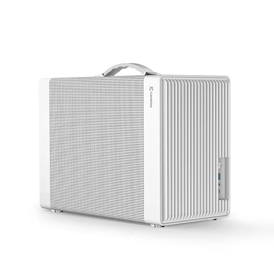 Power Train P40 Mesh MATX Desktop Case Handheld DIY Mini Compact ITX Computer Chassis Supports 350mm Graphics Card