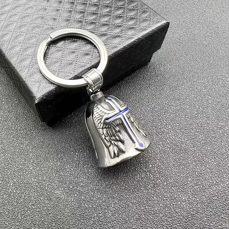 Stainless steel retro punk motorcycle Angel Lucky bell