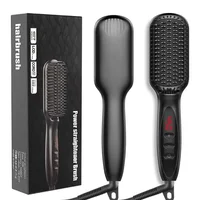 Professional Fast Heating Anti-Scald Auto Shut Off Beard Straightening Comb For Men Hair Styling Straighten Brush For Women 1