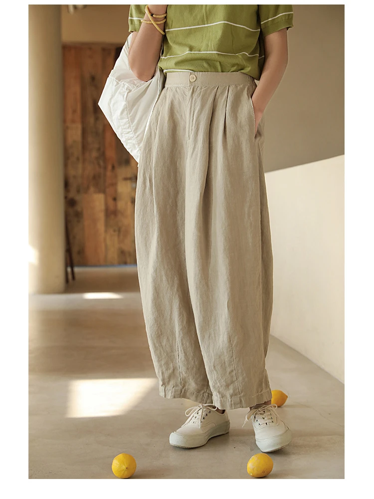 Рисунок 4 - 100% льняные широкие брюки