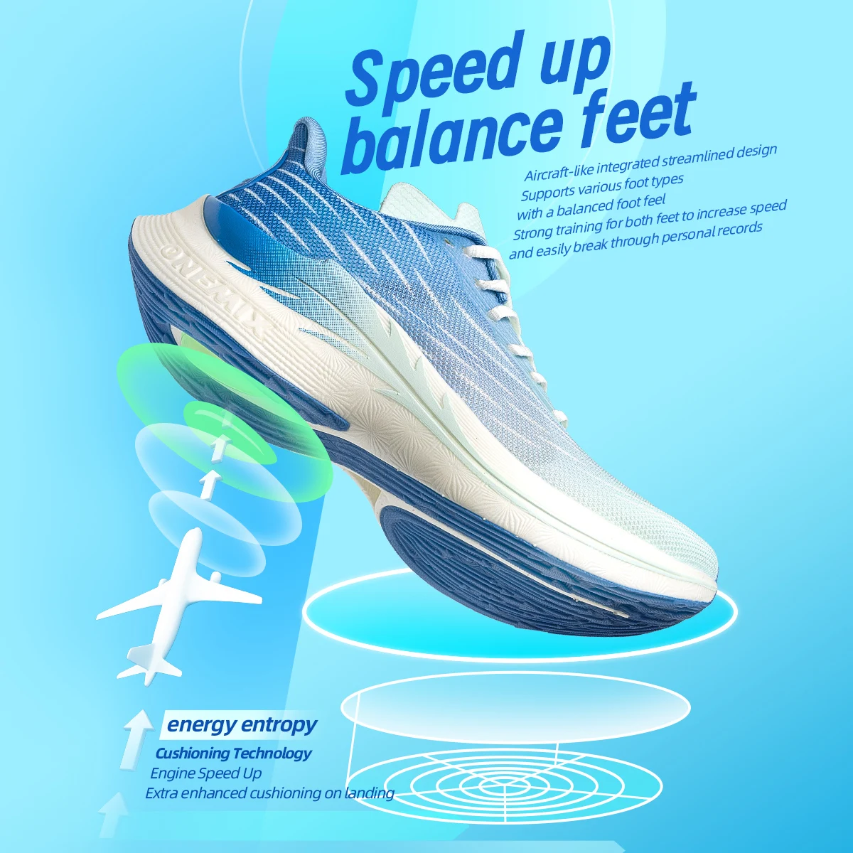 ONEMIX 2025 Air cushion Running Shoes 5