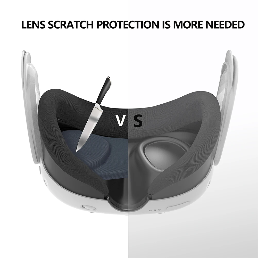 Dust Cover Anti-Scratch Lens Cap Replacement VR Lens Protector for Meta Quest 3S/3/2/Pico4 Ultra VR Accessories