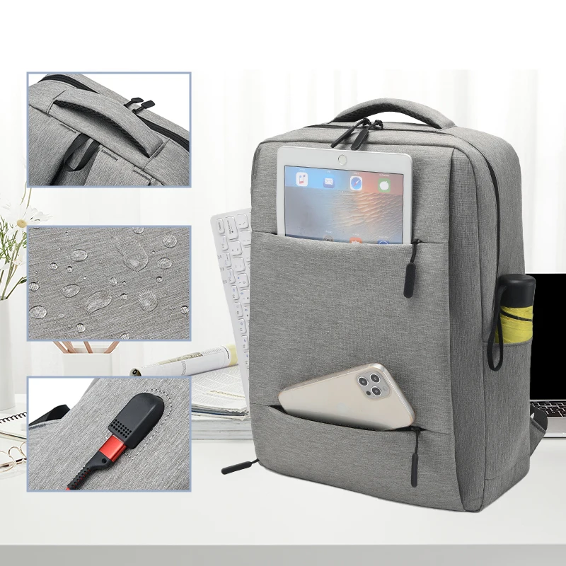 

Рюкзак для мужчин и женщин, деловая сумка для ноутбука для мужчин и женщин, вместительный дорожный Рюкзак 15,6 дюйма 14 дюймов, дорожная сумка