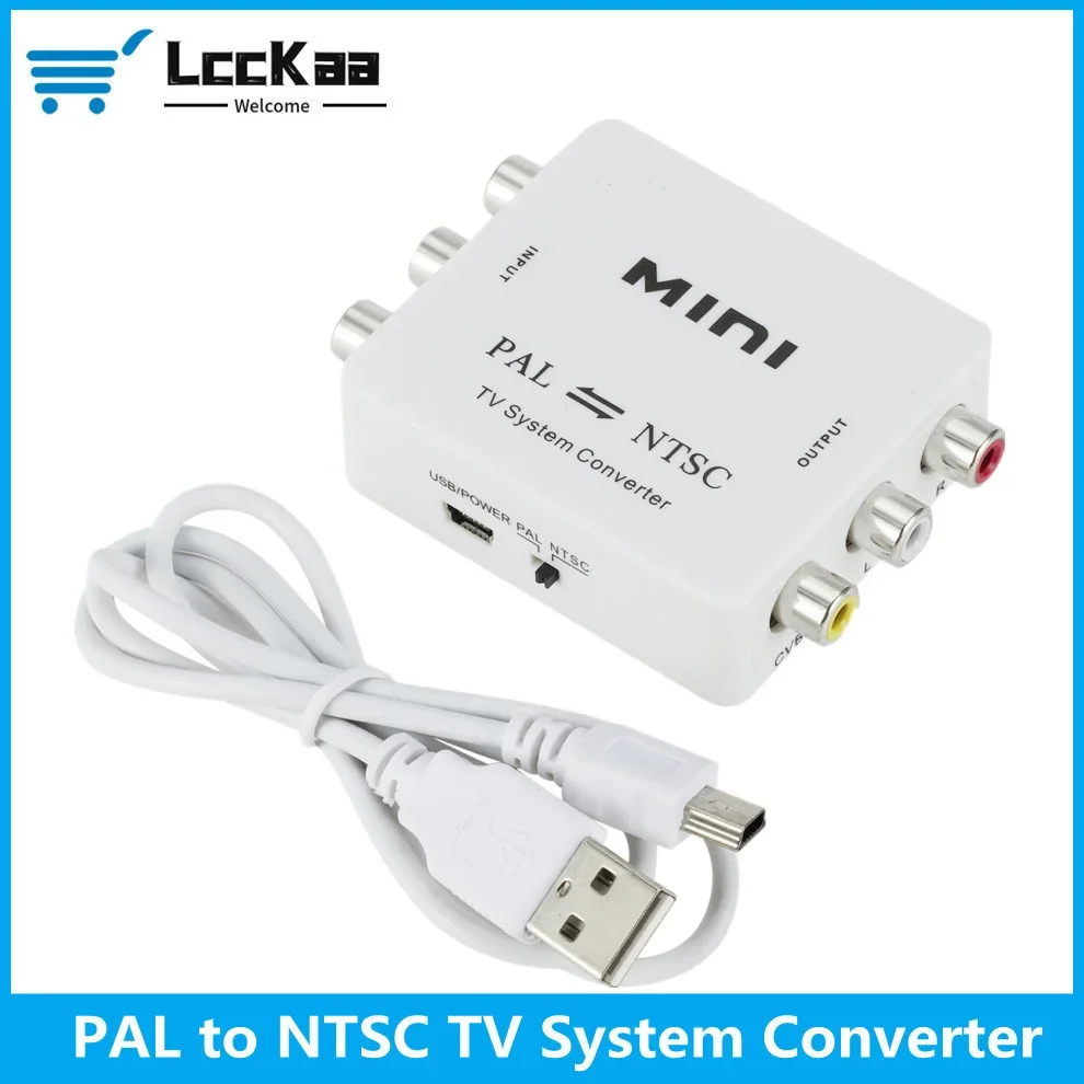 

LccKaa PAL to NTSC NTSC to PAL Dual-Way TV Composite Connection Converters PAL NTSC Bi-direction TV System Converter Switcher