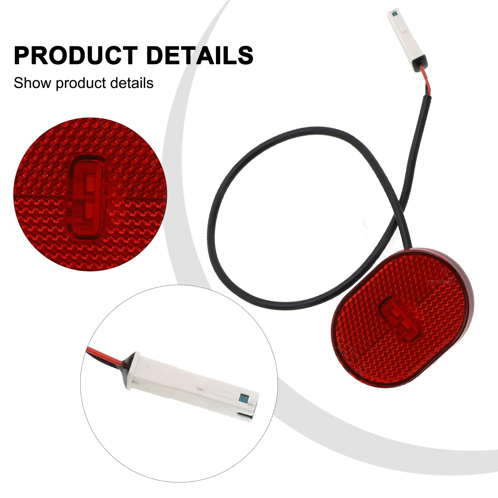 Set Fanale Posteriore Parafango Posteriore Per Scooter Elettrico Xiaomi 4 Lite/Pro4 Design Durevole E Duraturo Colore Nero