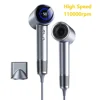 High Speed 110000 Rpm Hair Dryer 1500W Professional Negative Ion Hair Care Quick Dry Blow Dryer 26m/s with LED Disply 1