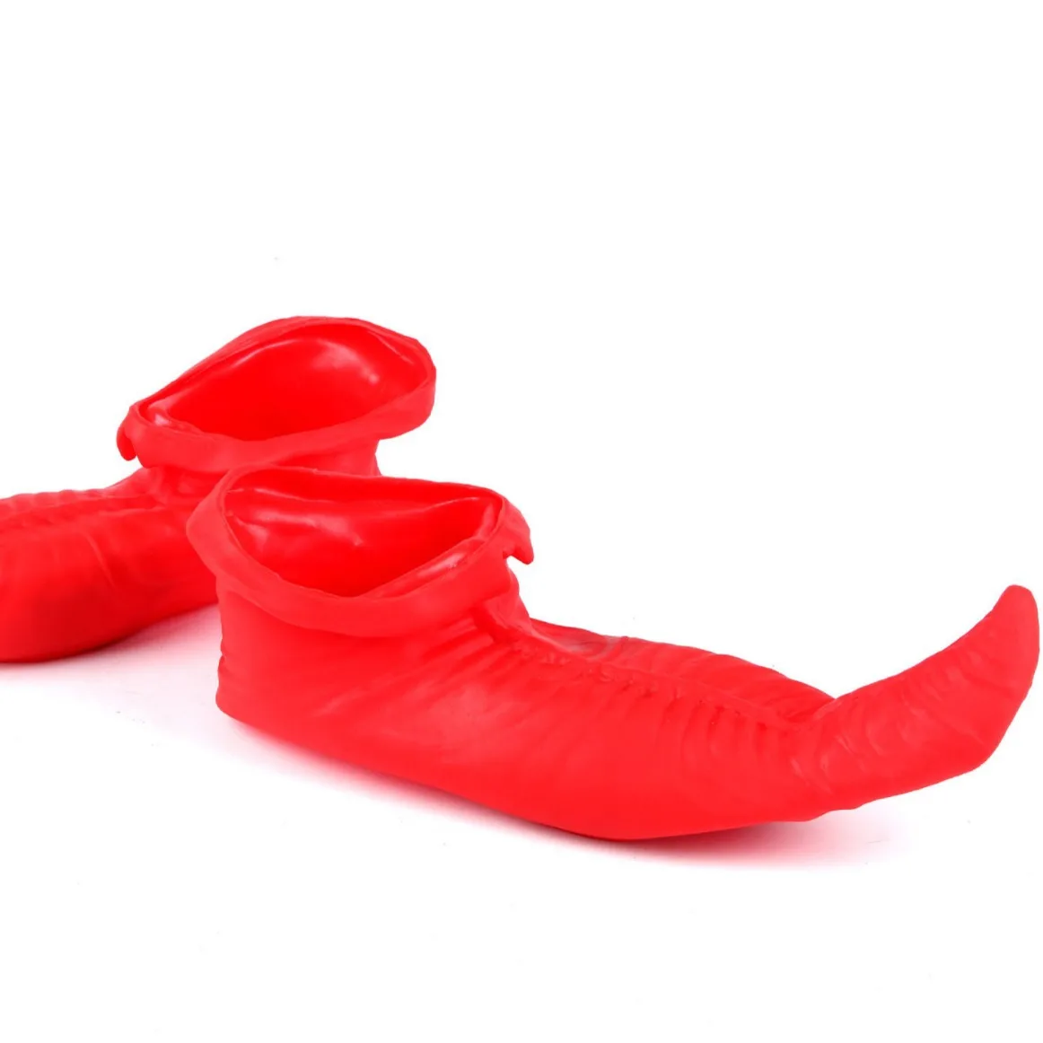 Funny Shoes Elf Shoes Pointed Toe Gum Leather Clown Cosplay Halloween Carnival Costume Accessories