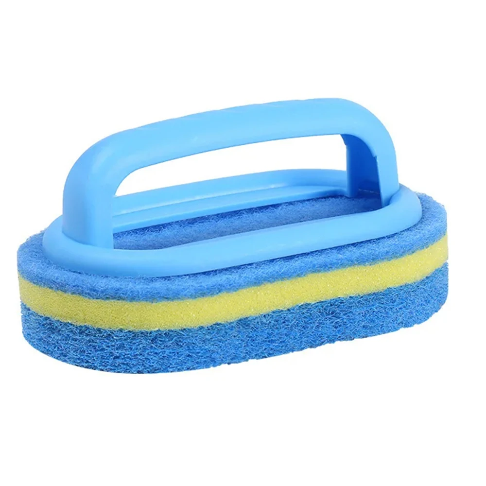 Cleaning Brush Household Cleaning Brush With Handle Sponge Kitchen Bathroom Toilet Wall Window Ceramic Tile
