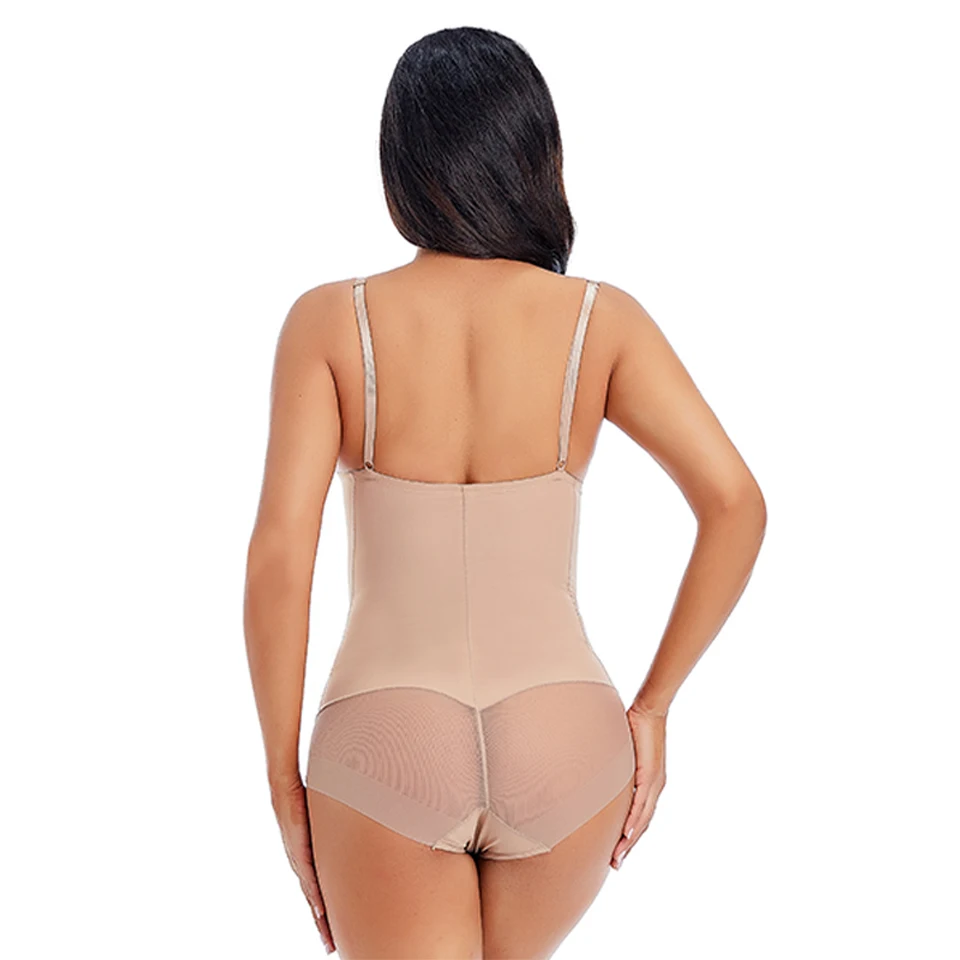 full body shaper Wechery Body Shapewear Women Shaper Slimming Underwear Sexy Lingerie Smooth Lace Open Crotch Bodysuit Tummy Control Shapers plus size shapewear