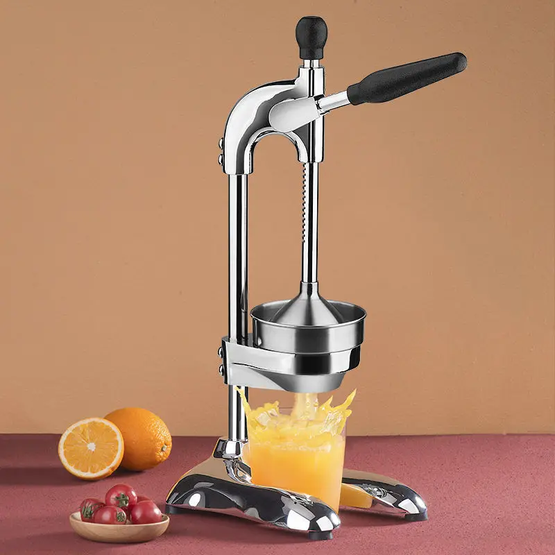 Hand Operated Juicer Extruder 304 Stainless Steel Household Juicer Orange Juice Maker Gear Press Manual Juicer