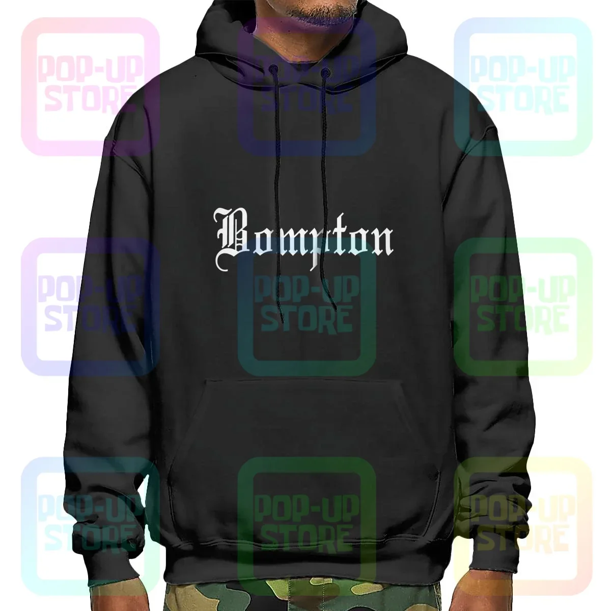 Bompton Compton Usa Hood Blood Crip Guns Felpa Con Cappuccio Felpe Con Cappuccio Best Style Hot Deals Best Seller