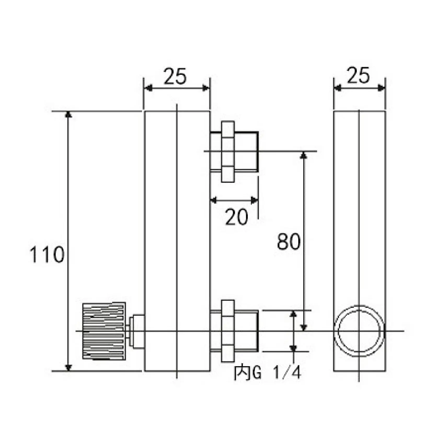 LZM-8T Acrylic Rotameter Flow Meter Panel Mount Float Flow Meter for Gas Liquid Water Air High Accuracy Adjustable Valve