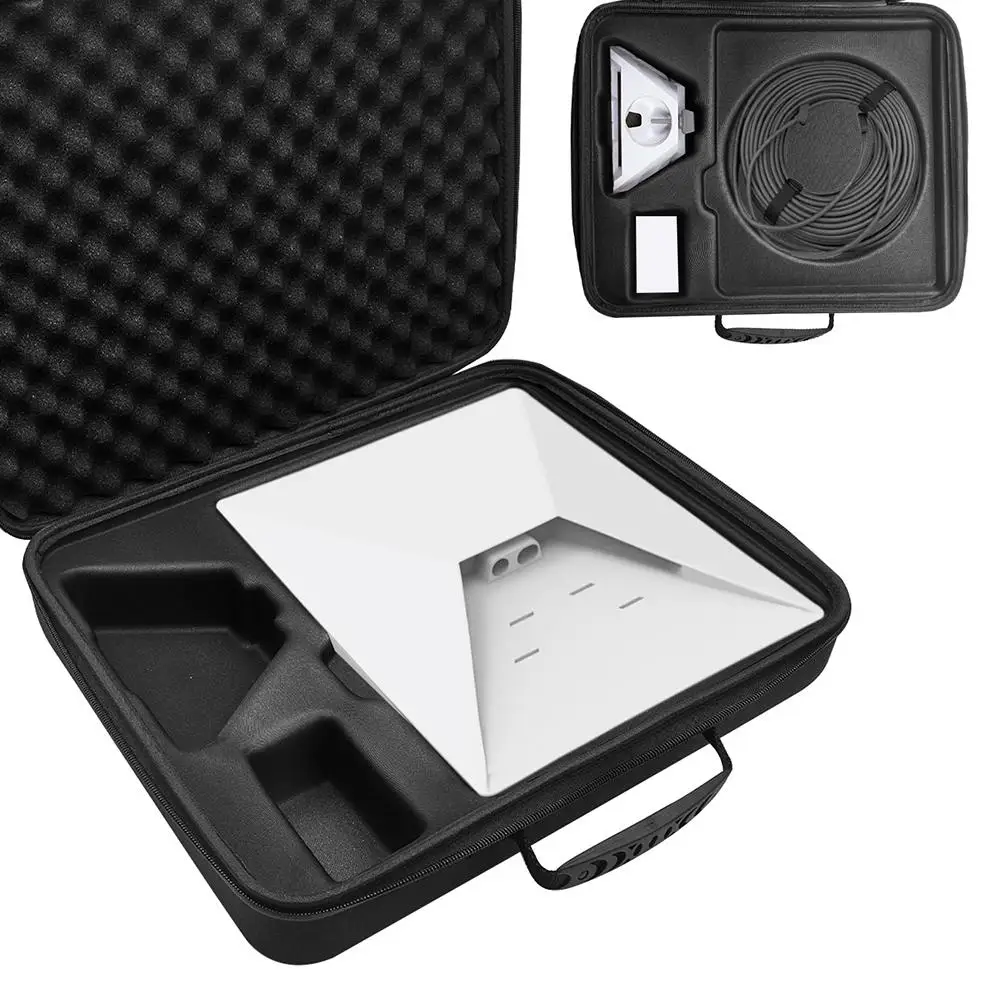 1pc Hard Carrying Case For StarLink Mini Kit Travel Case Waterproof Protection Storage Bag With Multiple Compartments 5