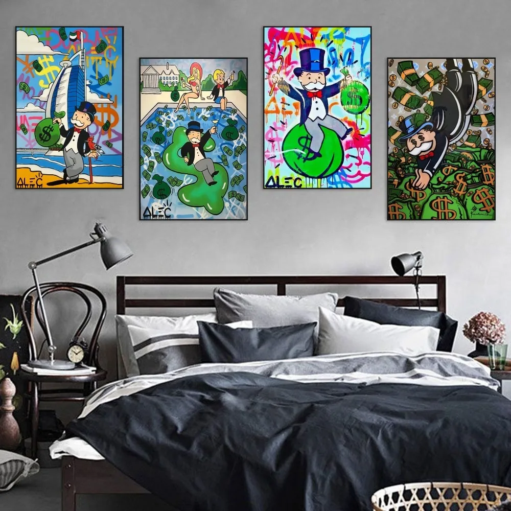 Gaffiti Artwork Locum Poster Poster Artistico Autoadesivo Retro Kraft Paper Sticker Diy Room Bar Cafe Pittura Decorativa Vintage