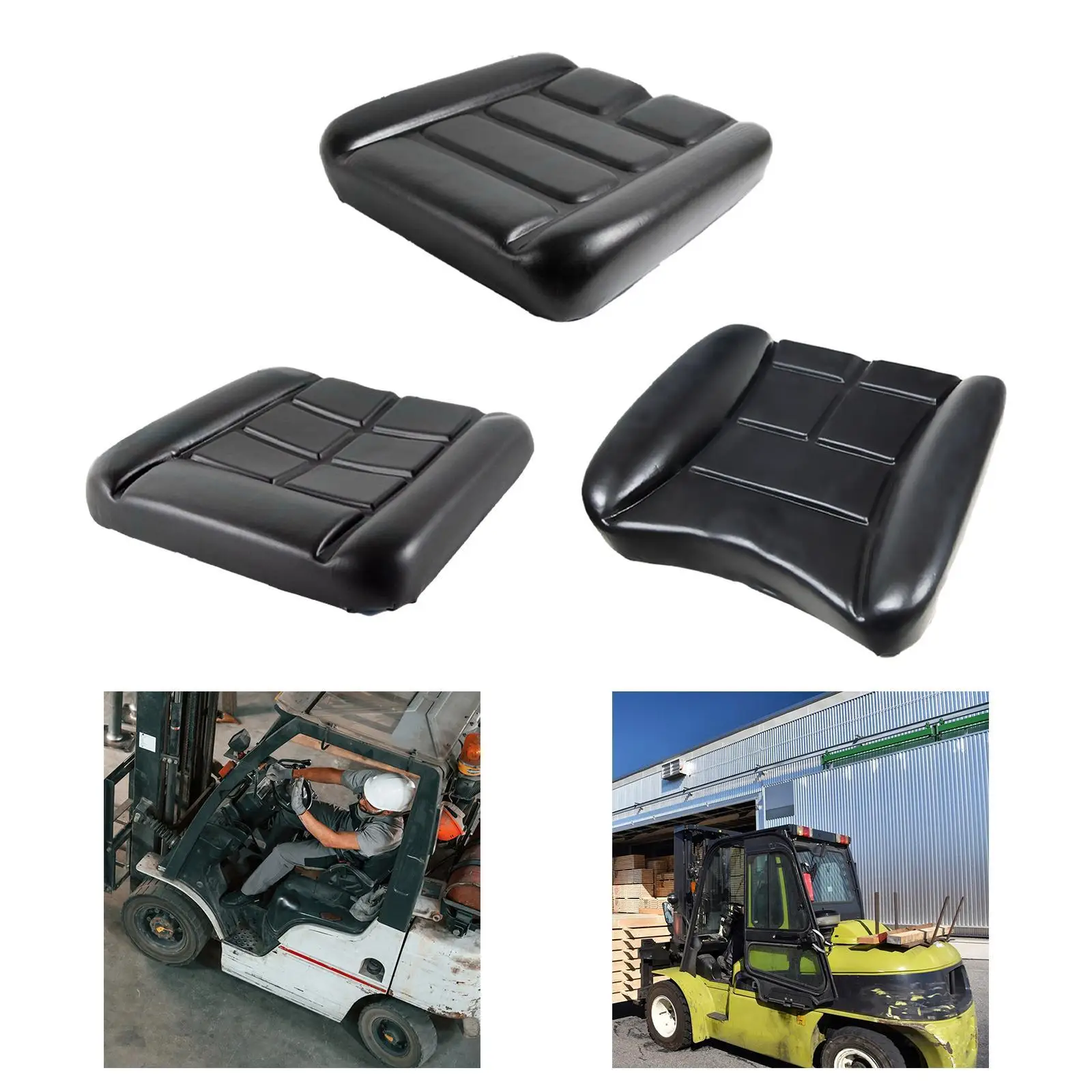 Universal Forklift Seat, Loader Seat, Agricultural Machinery Accessories, Skid Replacement PU Leather Tractor Seat Tricycle Seat