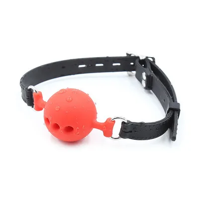 Silicone Mouth Gag SM Restraint Toys Breathable Mouth Plugs Ball Gag Adjustable Belt Mouth Sex Toy For Adult SM Games Erotic 18+