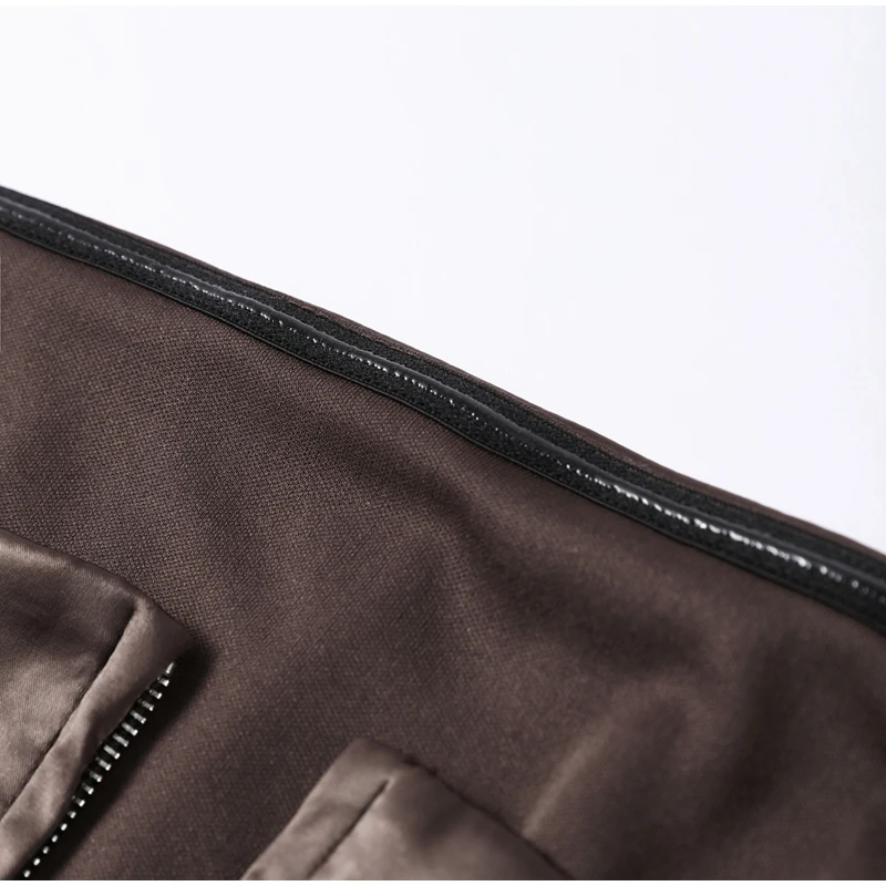Lässiger, gepolsterter Mantel mit Kapuze für Damen, 2025, schick, geschwollene Reißverschlusstaschen, Daunenjacke, Baumwollmäntel, Damen-Winter, vielseitige Straßenoberbekleidung – Detail 15