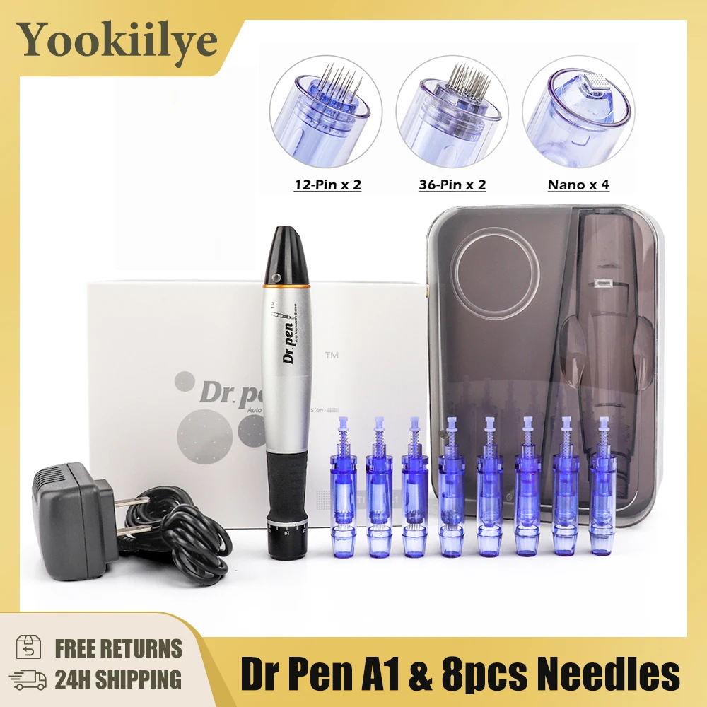 Массажная ручка Dr Pen A1 с 2/8 шт