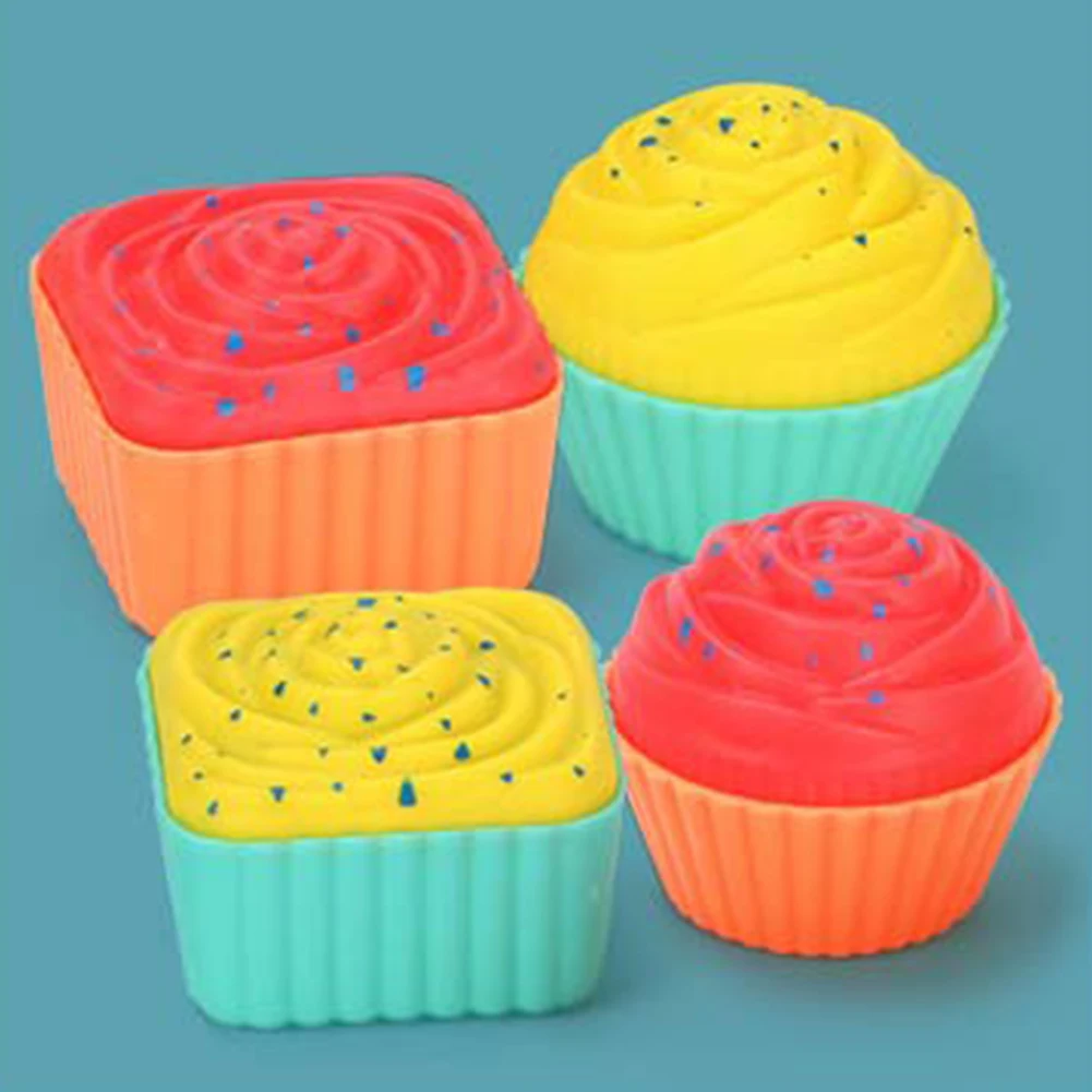 Tea Set Toys For Kids Educational Pretend Play Cups Bowls Saucers Fake Doughnuts