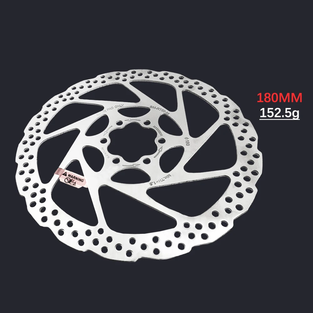 DEORE SM RT56 160MM 180MM 6-bolt brake rotor suitable for mountain bike disc brake rotor bicycle parts