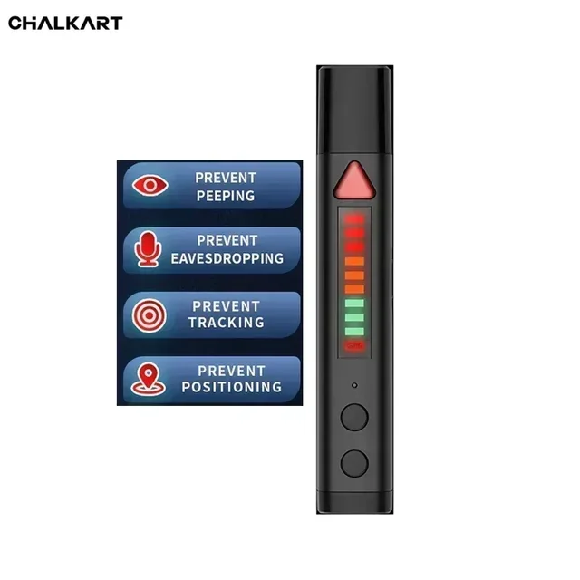 Signal Detector Hotel Infrared Magnetic GPS Scanner Pen Size Anti Peeping Camera Eavesdropping Positioning Monitoring Detector 1