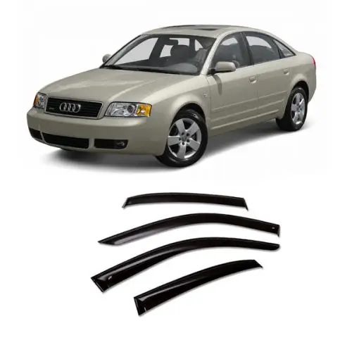 Deflectors side windows Audi A6 saloon (C5) 1997 2005 visor deflector