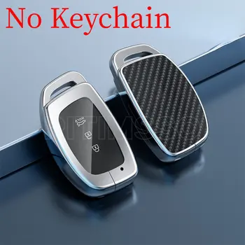 Nuova copertura chiave auto in lega per Hyundai Tucson Santa Fe Rena Sonata Elantra Creta Ix35 Ix45 I10 I30 I40 3 4 pulsanti Premium Key Case - Nuova copertura chiave auto in lega per Hyundai Tucson Santa Fe Rena Sonata Elantra Creta