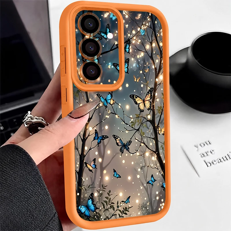 Luminous Butterfly Pattern Soft Phone Case