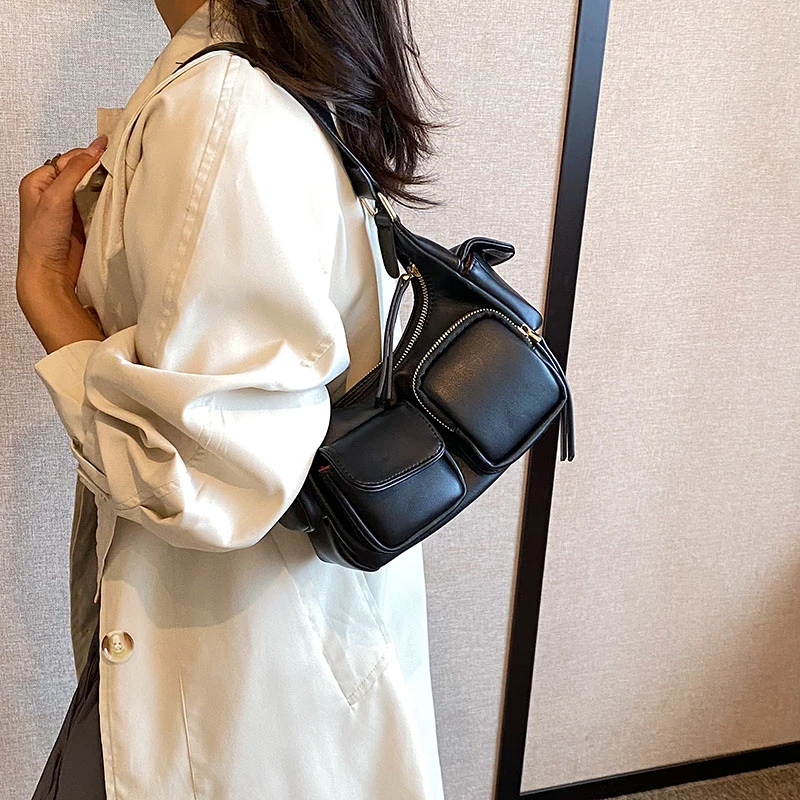Famous Brand Letter Women Bag Fashion Shoulder Bag Leather Handbag Luxury Designer Crossbody Bag Ladies Camera Casual Totes