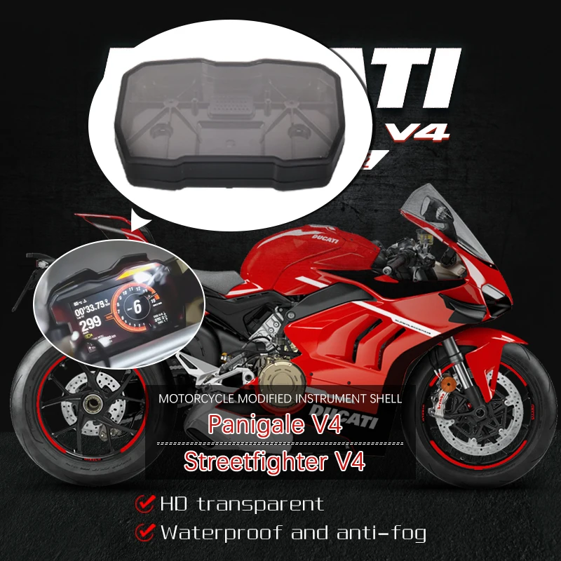 

Для DUCATI PANIGALE V4 Streetfighter V4 2018-2023 мотоциклетный ABS Датчик корпуса спидометра тахометра